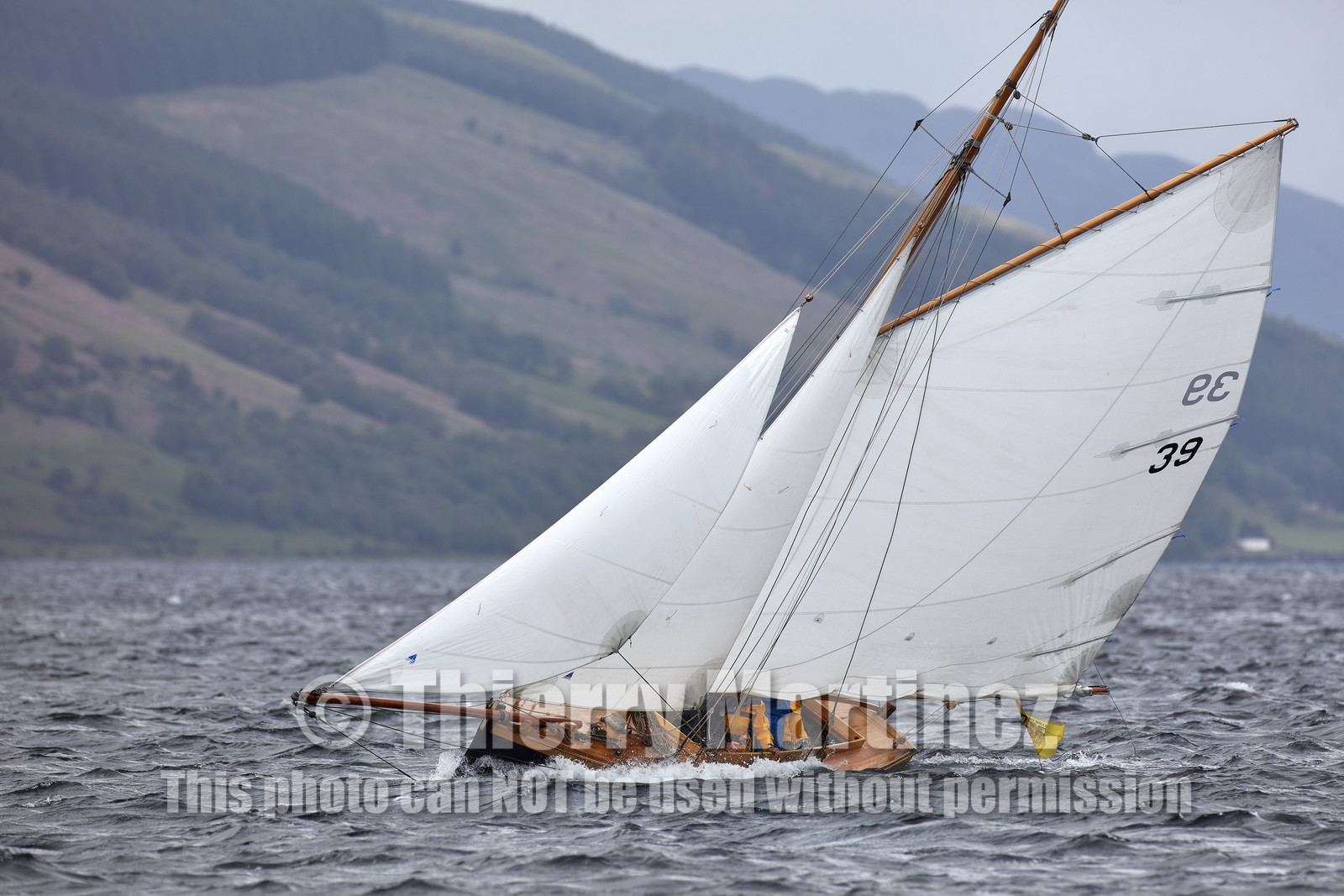 22_17006   © Thierry Martinez.FAIRLIE,SCOTLAND - UK 12th June 20222022 RICHARD MILLE FIFE REGATTA.Day 2 : LARGS to ROTHESAY