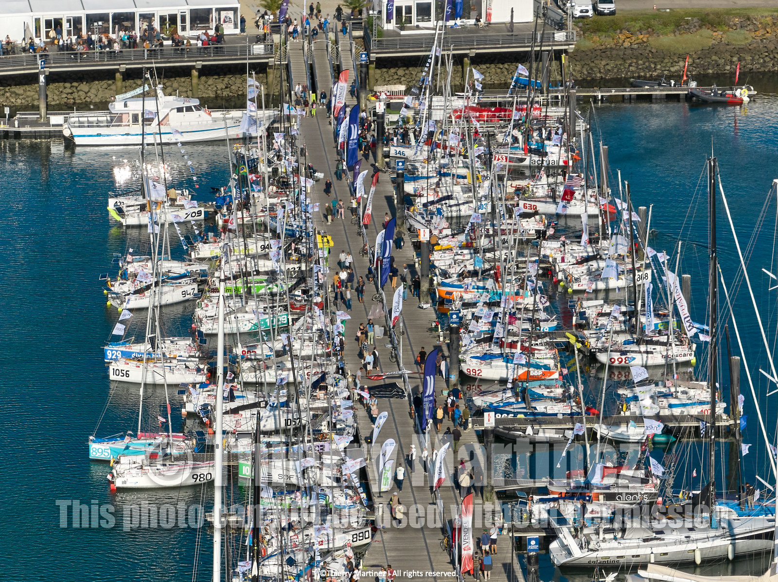 23_21173   © Thierry Martinez. LES SABLES D'OLONNE, 85 - FRANCE 22 septembre 2023.MINI TRANSAT 2023. Départ le 24 septembre.Les Sables d’Olonne (FRA)    Santa Cruz de la Palma ( Canaries)    St François ( Guadeloupe): 4050 NM.